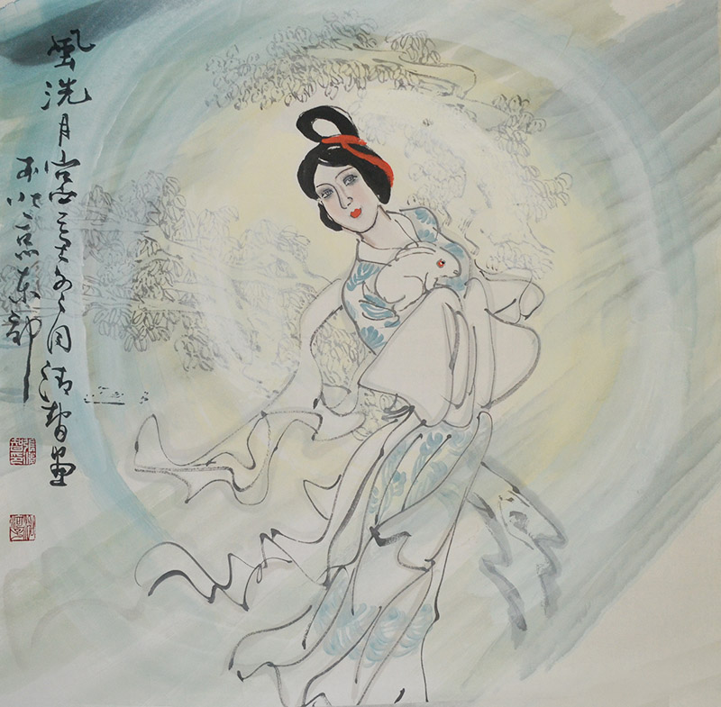张清智国画1660
